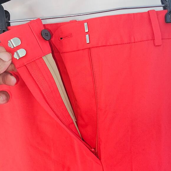 Theory High-Waist Wide-Leg Pant in Stretch Cotton Twill size 8 - Picture 4 of 9